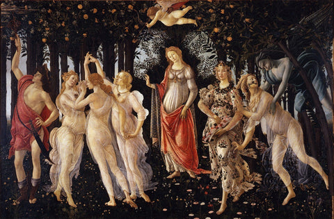 Primavera - Canvas Prints by Sandro Botticelli