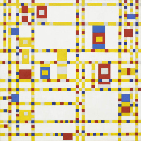 Broadway Boogie Woogie - Piet Mondrian by Piet Mondrian