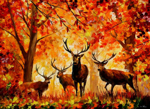 Brown Deer Farm - Canvas Prints by Sina Irani