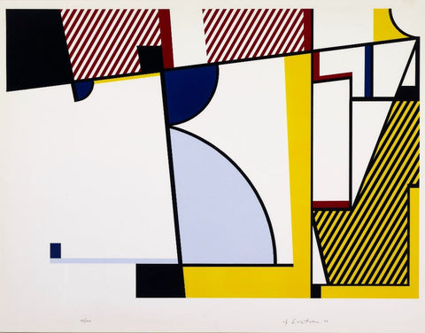 Bull Profile Series, Plate V – Roy Lichtenstein – Pop Art Painting by Roy Lichtenstein