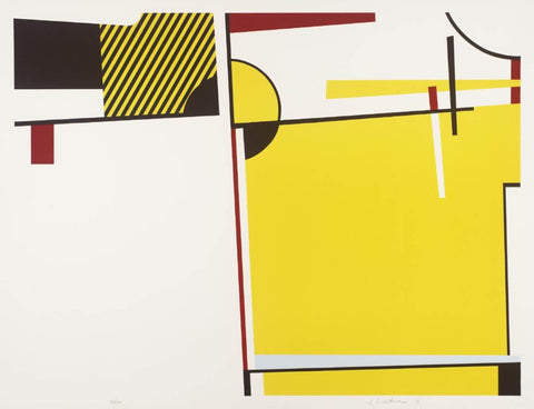 Bull Profile Series, Plate VI – Roy Lichtenstein – Pop Art Painting by Roy Lichtenstein