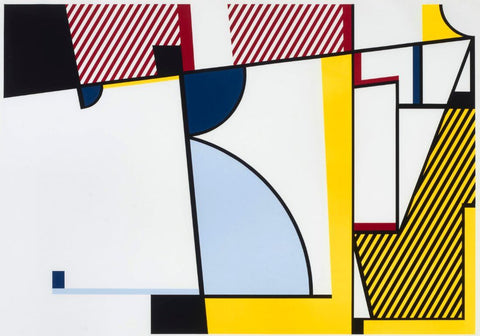 Bull V (Bull Profile Series) - Roy Lichtenstein - Modern Pop Art Painting by Roy Lichtenstein