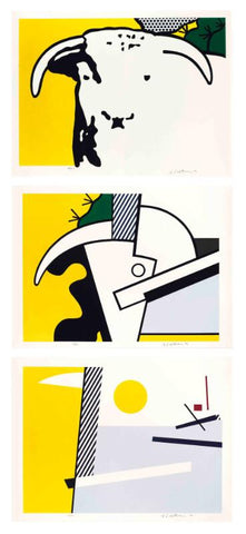 Bull Head Series - Large Art Prints by Roy Lichtenstein