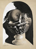 Bust With Drawers (Buste a Tiroir) - Salvador Dalí Ink Sketch - Art Prints