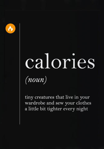 Calories Defined - Canvas Prints