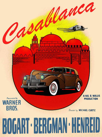 Casablanca - Tallenge Classic Hollywood Movie Poster - Posters by Tim