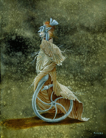 Ascension to Mount Analogue, 1960 (Ascensión al Monte Análogo, 1960) - Remedios Varo - Surrealist Painting by Remedios Varo