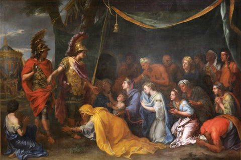The Queens of Persia at the Feet of Alexander by Charles Le Brun