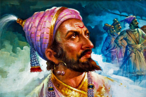 Chattrapati Shivaji Maharaj Painting by Nayar