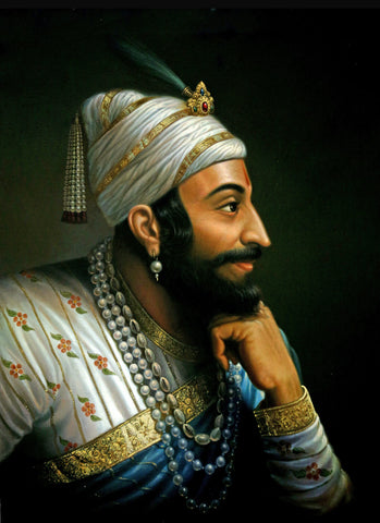 Chhatrapati Shivaji Raje Bhosale - Portrait Poster by Shudraka Nayar