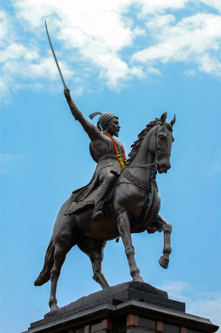 Chhatrapati Shivaji Raje Bhosale Maharaj Poster - Life Size Posters by Shudraka Nayar