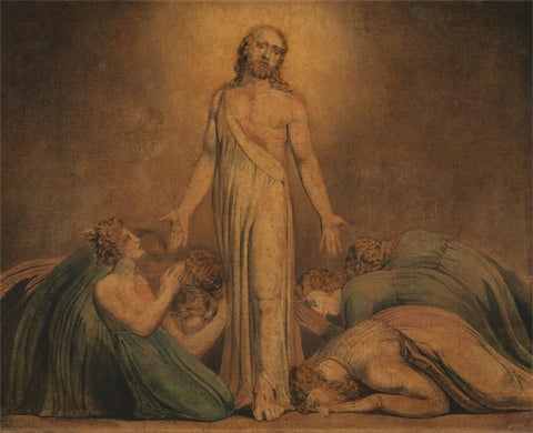 Christ Appearing to the Apostles after the Resurrection - Posters by William Blake