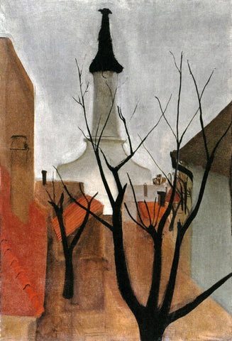 Church Steeple - Amrita Sher-Gil Painting - Posters