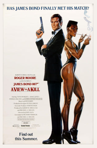 Classic Movie Art Poster - View To A Kill - Tallenge Hollywood James Bond Poster Collection by Tallenge Store