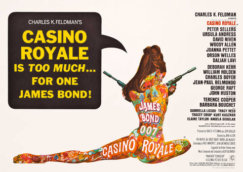 Classic Movie Poster Robert McGinnis Art - Casino Royale - Tallenge Hollywood James Bond Poster Collection by Tallenge Store