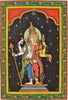 Classical Indian Painting - Shiva as Ardhanareeshwar - Shiva Shakti - Posters