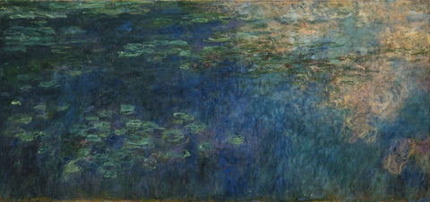 Claude Monet - Reflections of Clouds on the WaterLily Pond by Claude Monet