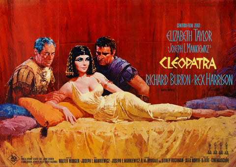 Cleopatra - Vintage Movie Poster - Elizabeth Taylor - Tallenge Hollywood Collection by Tim
