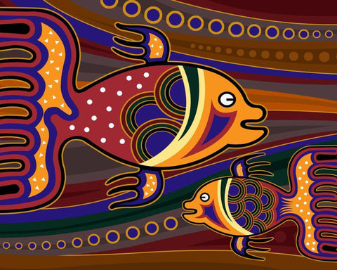 Colorful Fish Art - Life Size Posters