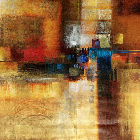 Contemporary Abstract Art - Traffic Signal by Richard Cruz