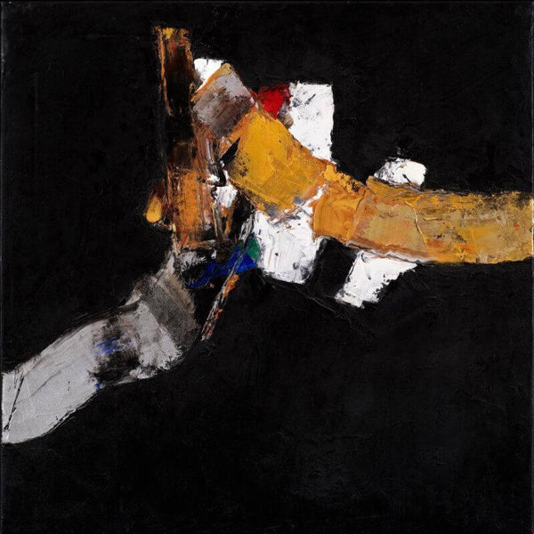 Contemporary Abstract Art - When Worlds Collide - Canvas Prints