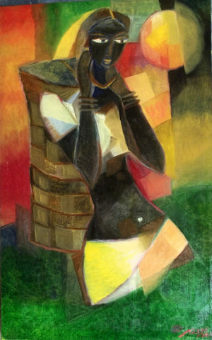 Indian Contemporary Art - Tea Plucker - Posters by Segar