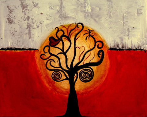 Contemporary Indian Art - Tree Of Life by Sina Irani