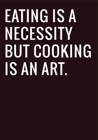 Cooking Is An Art by Tallenge Store