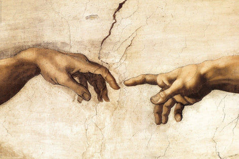 Creazione di Adamo - Creation Of Adam (Detail Adam) - Life Size Posters by Michaelangelo