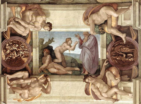 Creation Of Eve - (Creazione di Eve) by Michaelangelo