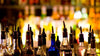 Bar Counter With Bokeh Background - Art Prints