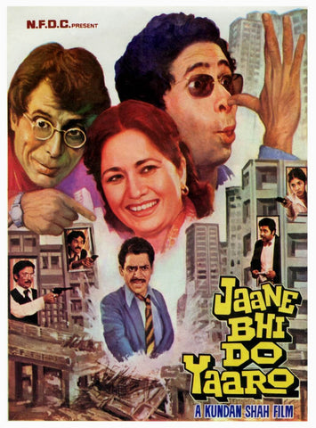 Cult Classics Movie Poster - Jaane Bhi Do Yaaro - Framed Prints