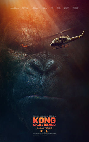 Kong Skull Island - All Hail The King - Canvas Prints