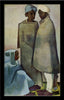 Amrita Sher Gil - Hill Man and Hill Woman - Set Of 2 Framed Canvas