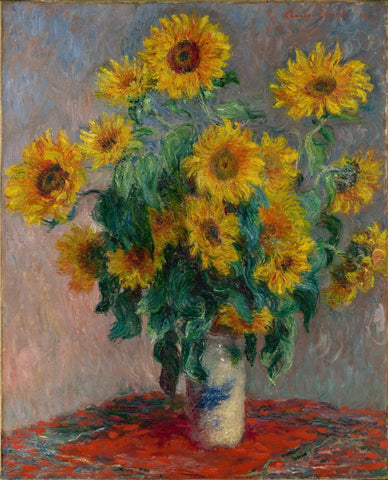 Bouquet of Sunflowers by Claude Monet