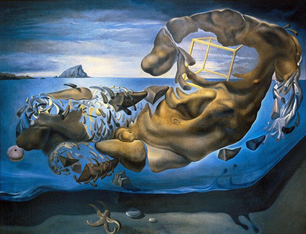Rhinocerotic Figure of Phidias's Illisos, 1954 by Salvador Dali - Framed Prints