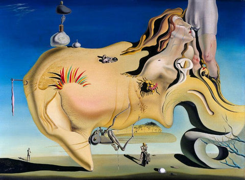 Face Of The Great Masturbator by Salvador Dali