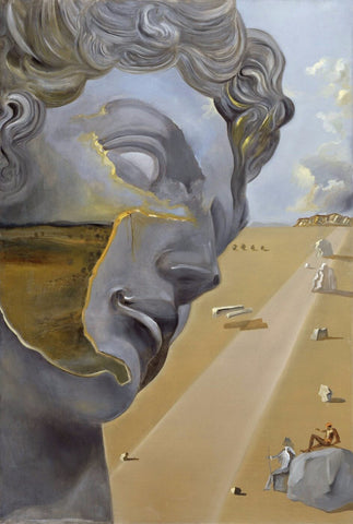 After The Head Of Giuliano Di Medici by Salvador Dali