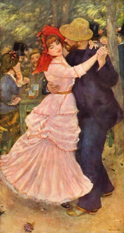 Dance At Bougival by Pierre-Auguste Renoir