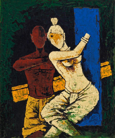 Dancers - Maqbool Fida Husain by M F Husain