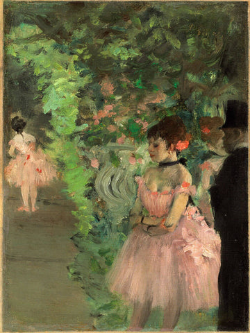 Dancers Backstage - Edgar Degas by Edgar Degas