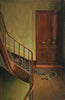 Danger On The Stairs - Pierre Roy  - Surrealist Art Paintings - Posters