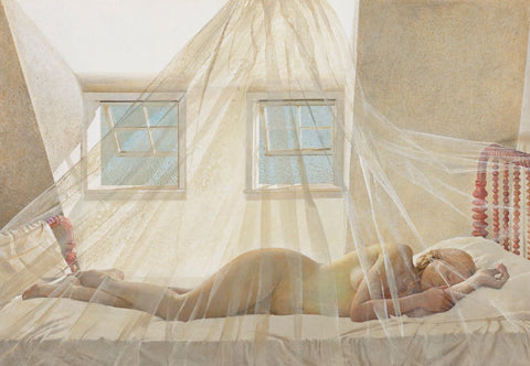 Day Dream - Andrew Wyeth - Masterpiece Painting by Andrew Wyeth