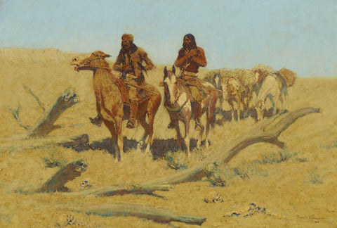 Dead Men - Frederic Remington by Frederic Remington