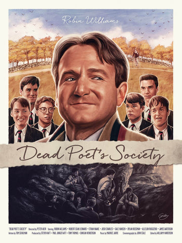 Dead Poets Society - Robin Williams - Tallenge Hollywood Poster Collection - Framed Prints