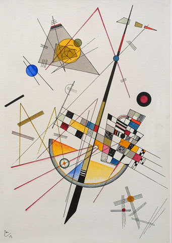 Delicate Tension by Wassily Kandinsky