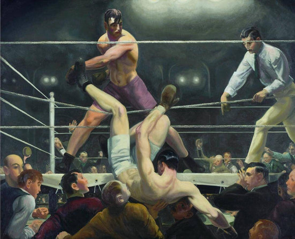 Dempsey and Firpo - George Bellows - Boxing Sport Painting - Canvas Prints
