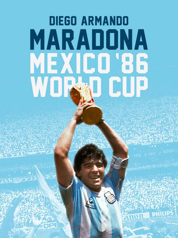 Diego Maradona - Football Legend - 1986 World Cup Win - Sports Poster by Joel Jerry