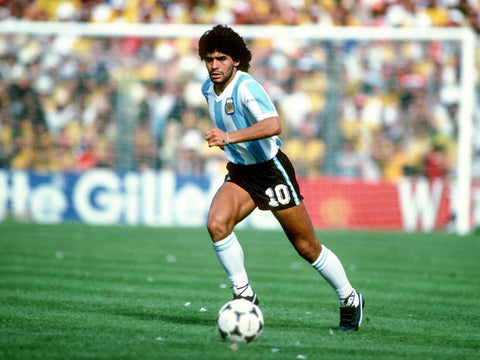 Diego Maradona - Football Legend - Sports Poster 4 by Joel Jerry