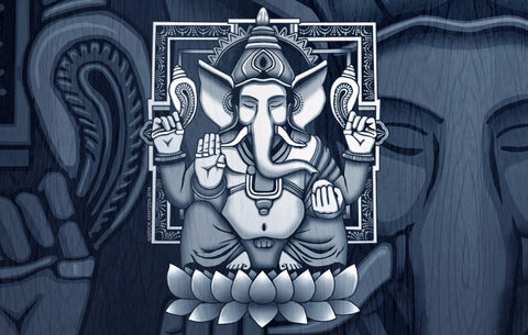 Digital Art - Ganpati Vinayak - Ganesha Painting Collection by Raghuraman